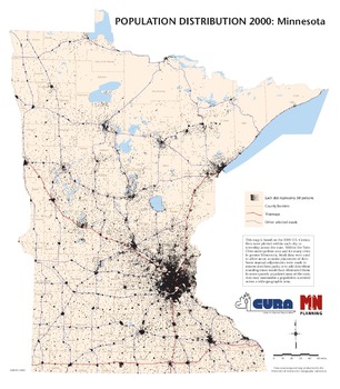 Population Distribution 2000: Minnesota