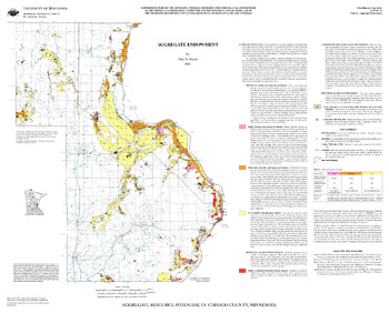 Chisago County Mn Gis M-116 Aggregate Resource Potential Of Chisago County, Minnesota.